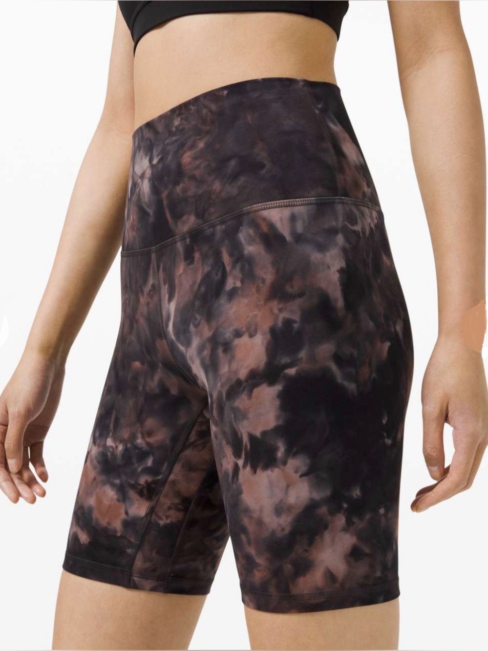 Lululemon Align Short 8" *Diamond Dye Diamond Dye Graphite Grey Pink Pastel. 16